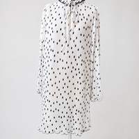 dot flare dress(32／XXS)