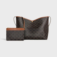 新品 SOFT SHOPPER BAG IN TRIOMPHE CANVAS AND CALFSKIN (入荷リクエスト)