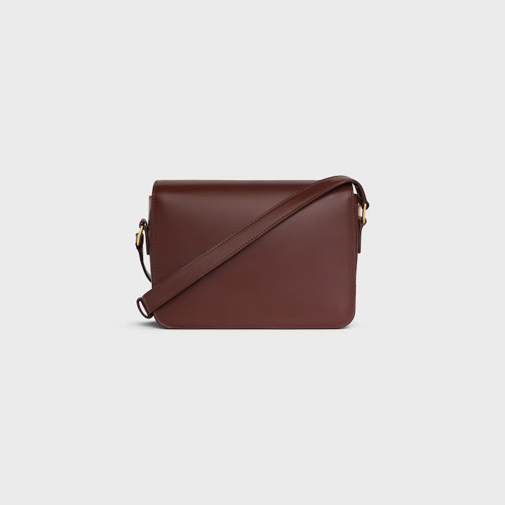 teen triomphe bag / Shiny calfskin dark brown(入荷リクエスト)