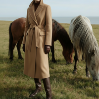 cashmere×Virgin wool wrap COAT M/L