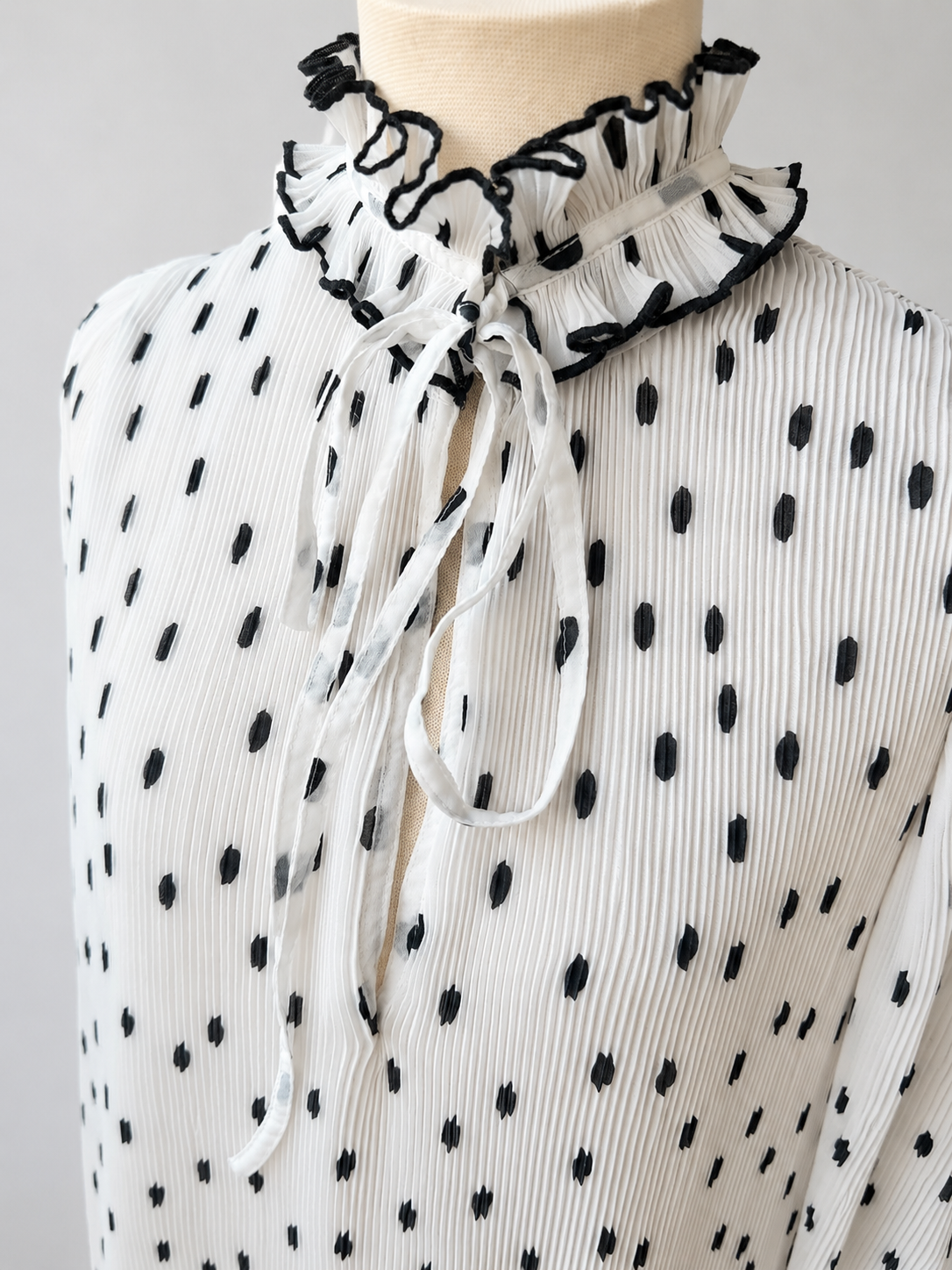 dot flare dress(32／XXS)