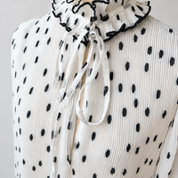 dot flare dress(32／XXS)