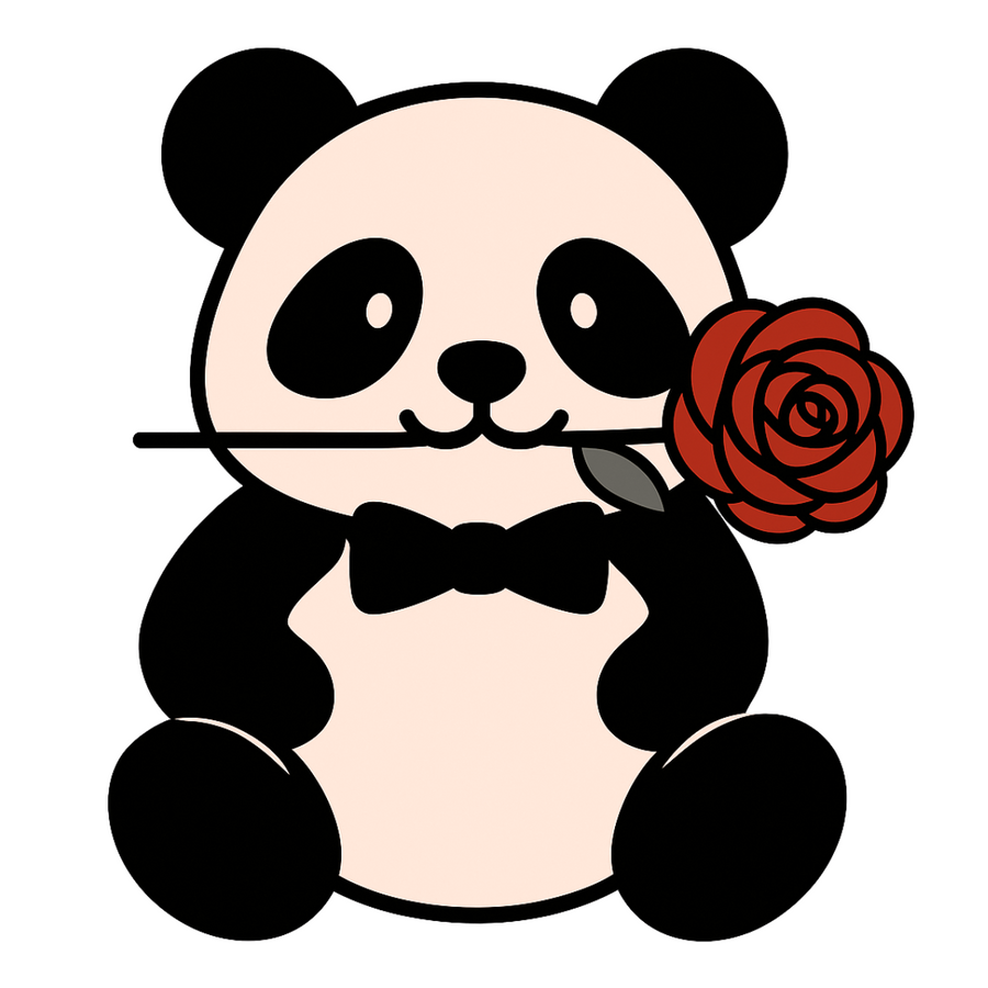 narcist panda sticker