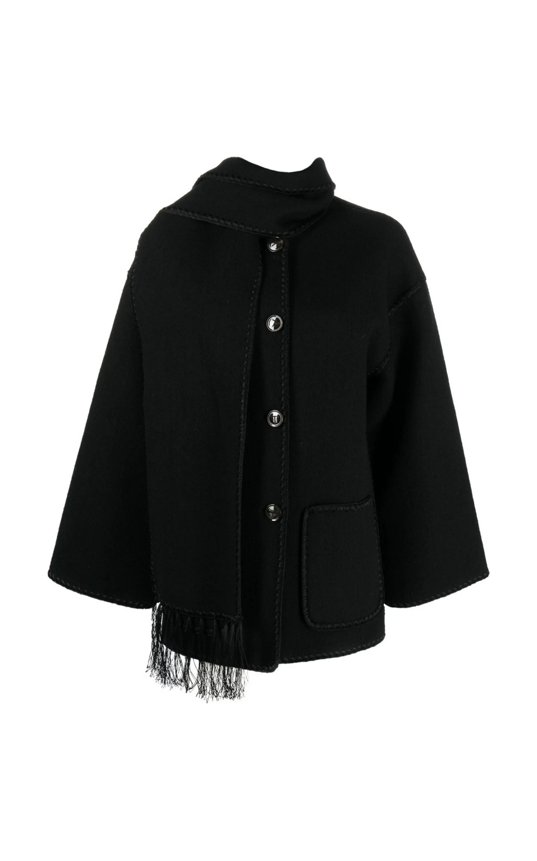 新品 scarfdetail jacket