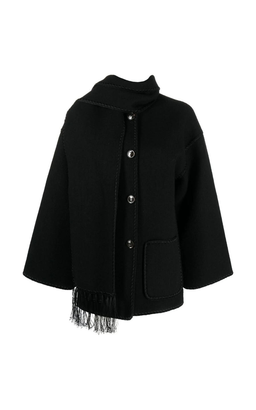 新品 scarfdetail jacket