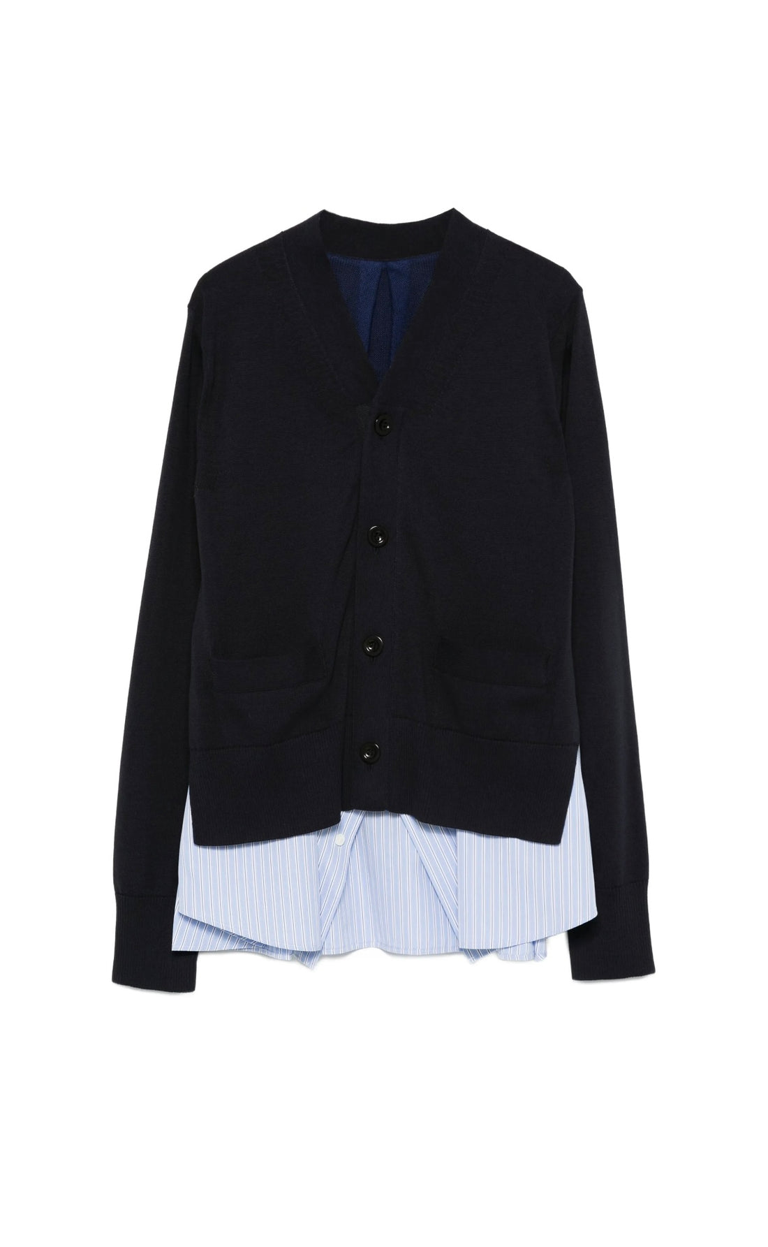 layered cardigan