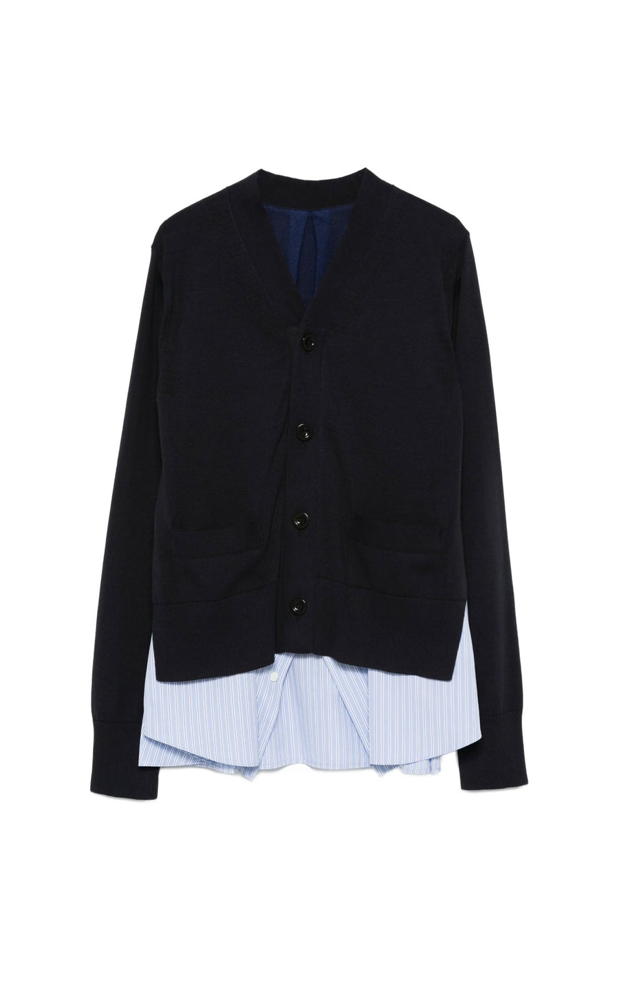 layered cardigan