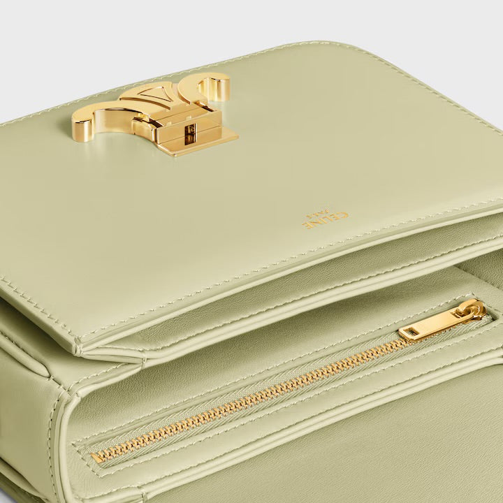 teen triomphe bag / Shiny calfskin almond green(入荷リクエスト)