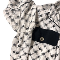 logo print cropped shirt