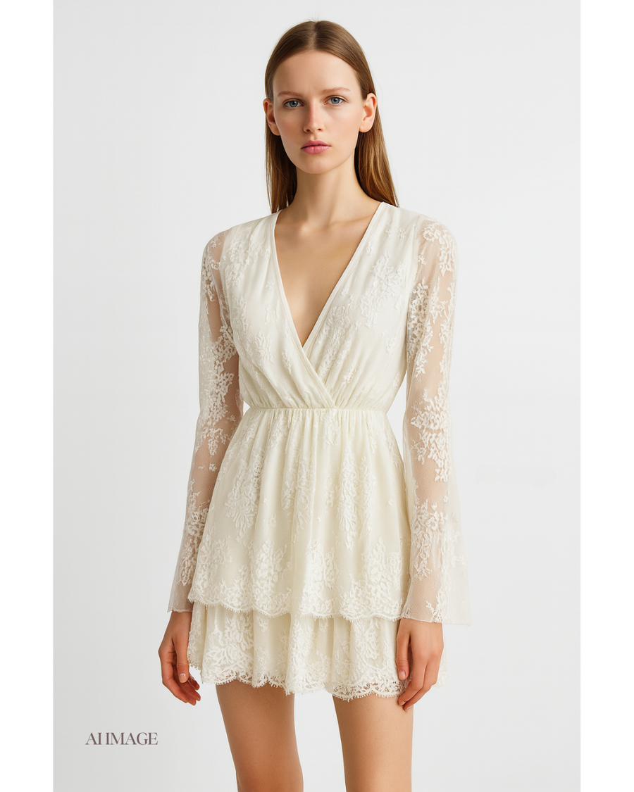 新品 WHITE DRESS