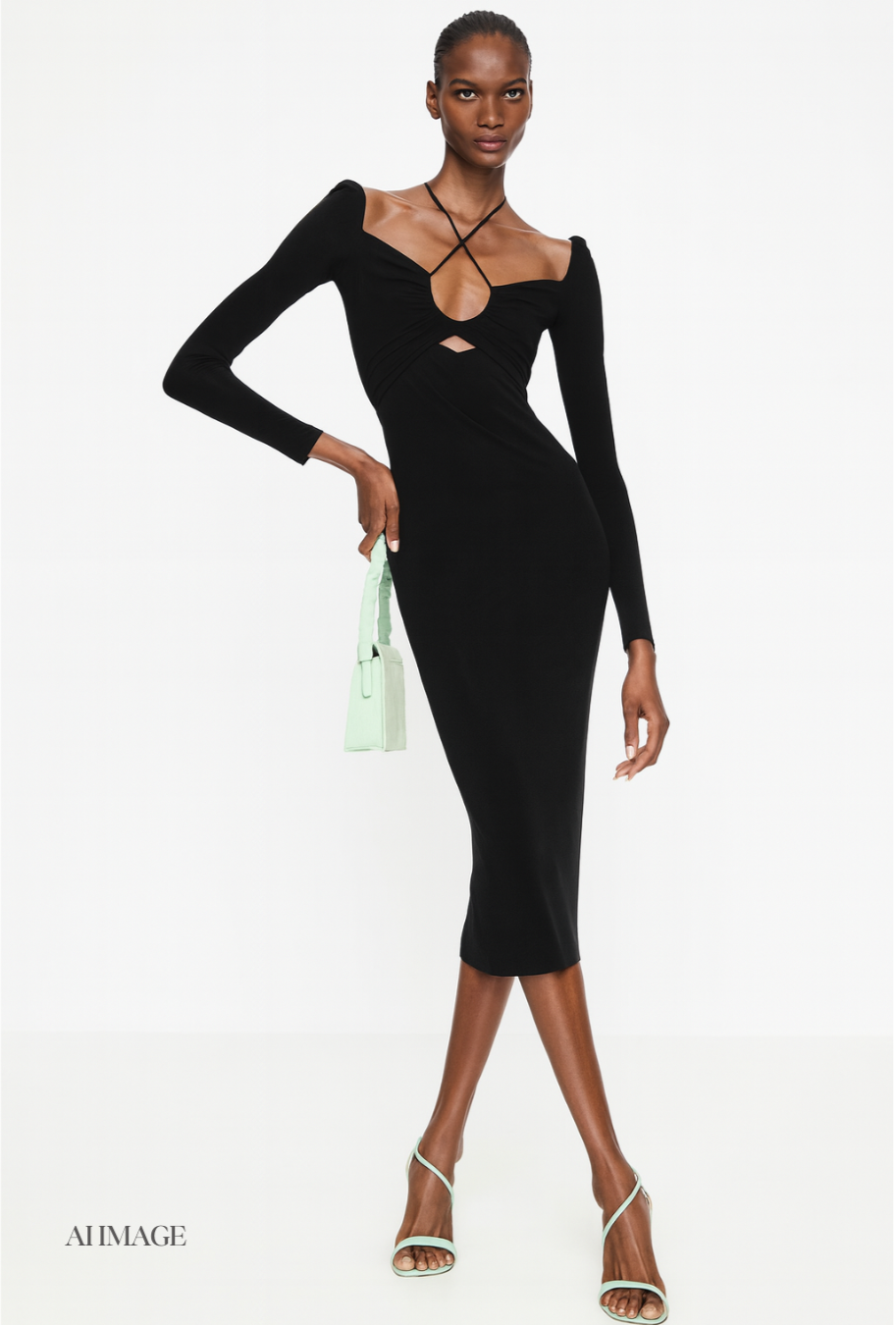 New HALTERNECK DRESS