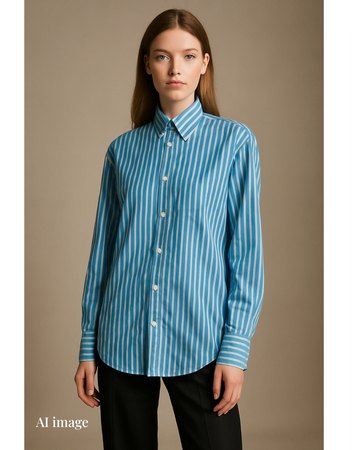 Blue stripe shirt