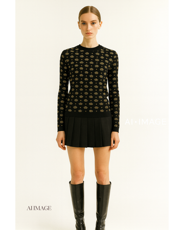 RED VALENTINO KNIT TOPS