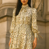SILK PRINT DRESS