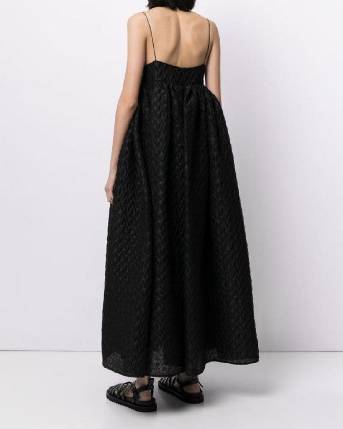 新品 BETH | DRESS LINEN PLISSÉ BLACK(10/M)入荷リクエスト受付中