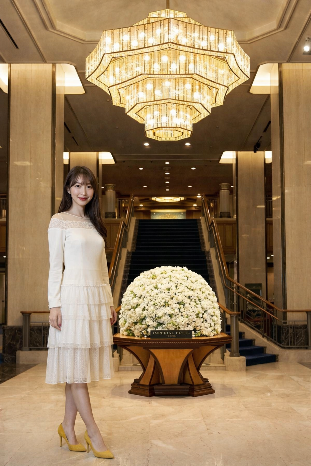 motonari ono White DRESS(36/S)