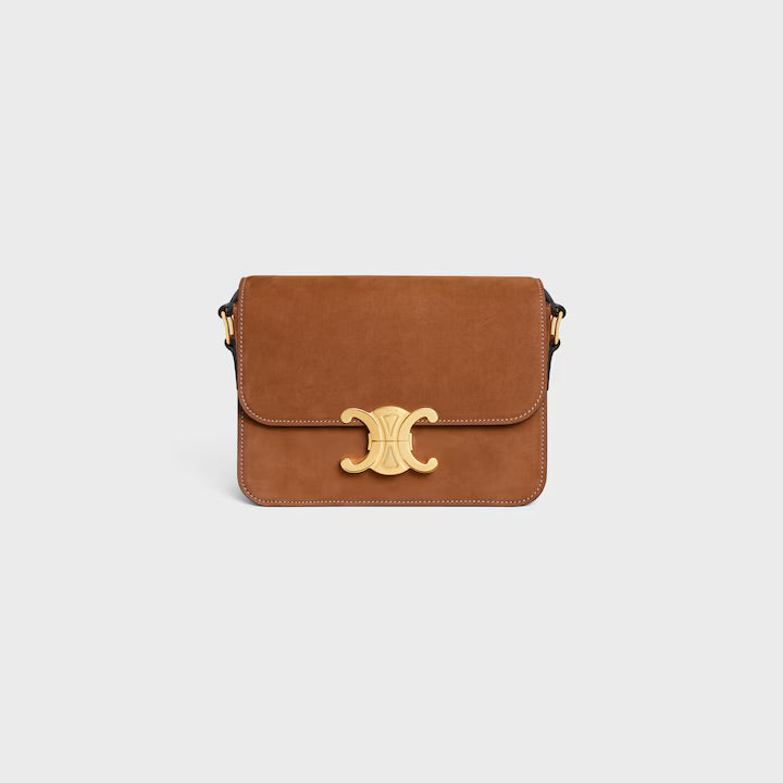 teen triomphe bag /nubuck calfskin camel (stock request)