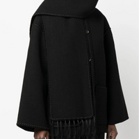 新品 scarfdetail jacket