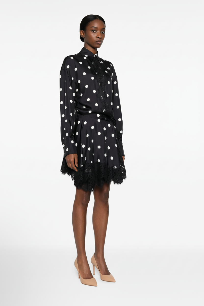 新品 Polka-Dot Lace Dress(入荷リクエスト)