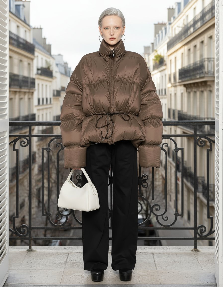 新品 High neck down