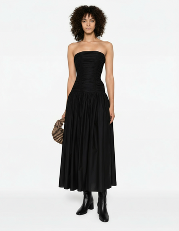 【洗濯可】新品strapless dress