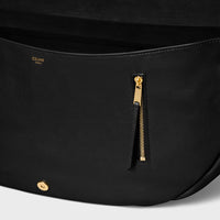 新作/新品 HALFMOON SOFT TRIOMPHE BAG IN SUPPLE SHINY LAMBSKIN  black(入荷リクエスト)