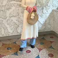KNIT LONG sleeve DRESS
