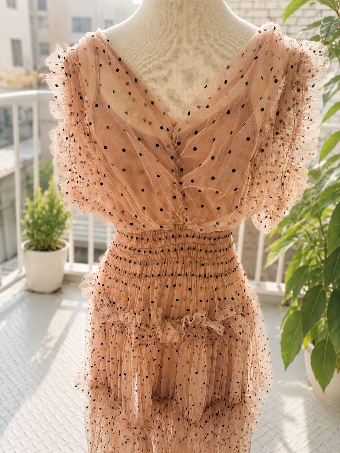 dot mesh DRESS(UK4/S)