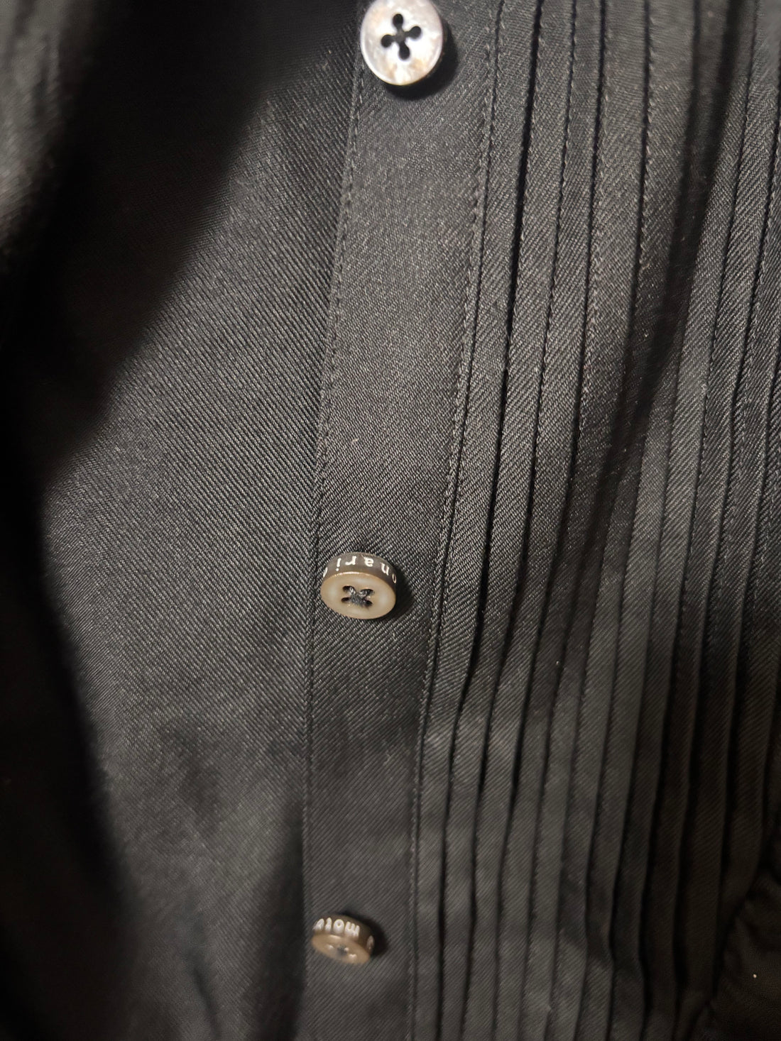 SILK100 SHIRT BLACK(38/M)1着のみ