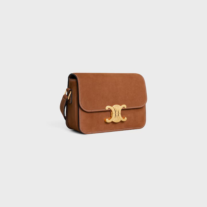 teen triomphe bag /nubuck calfskin camel (stock request)