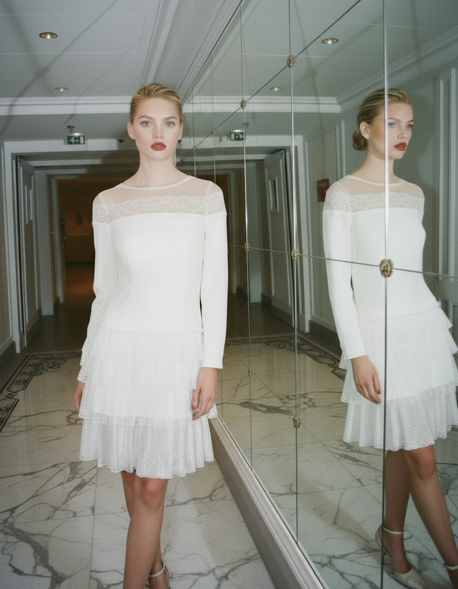 motonari ono White DRESS