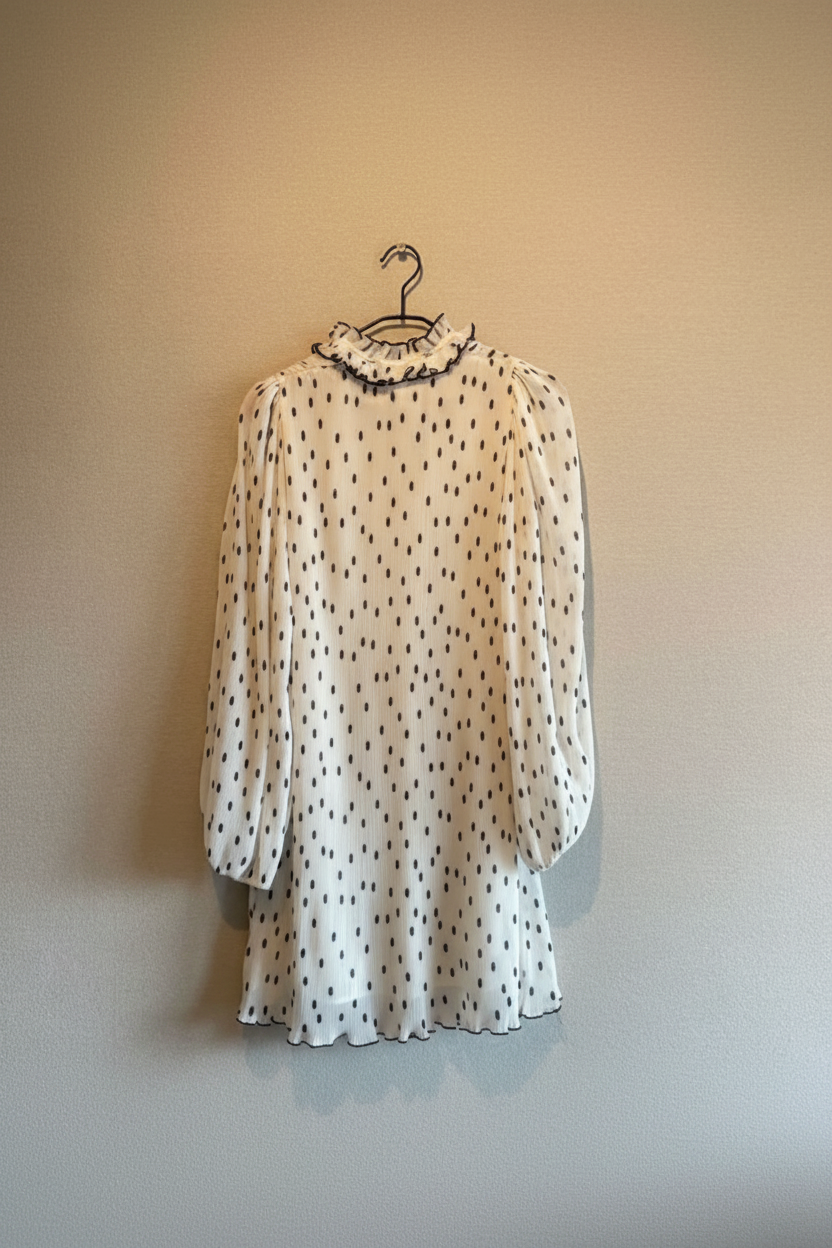 dot flare dress (入荷リクエスト)
