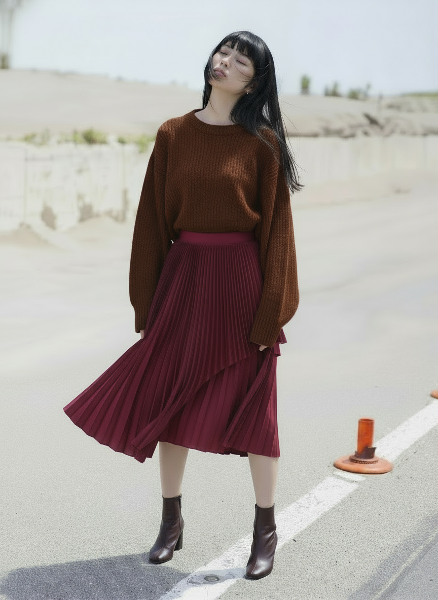 ASYMMETRY SKIRT