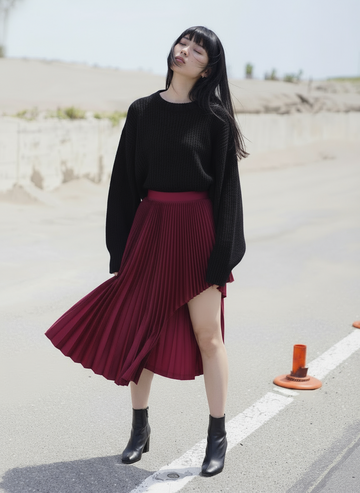 ASYMMETRY SKIRT
