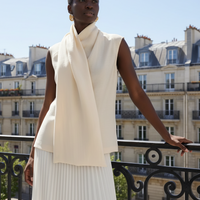 新品 scarfdetail blouse