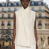 新品 scarfdetail blouse