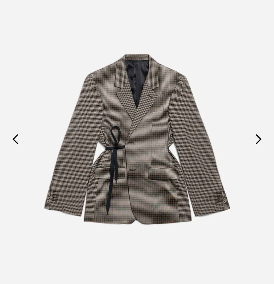 New Khaki/Brown Women's Wrap Tailored Jacket (Available upon request)