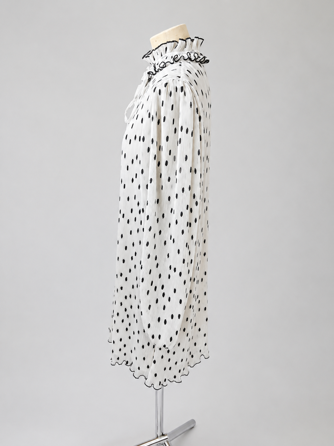 dot flare dress(32／XXS)