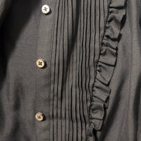 SILK100 SHIRT BLACK(38/M)1着のみ