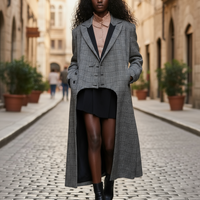 GRAY LONG COAT