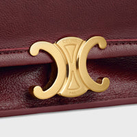 新作/新品 soft Triomphe / in Shiny lambskin Bordeaux brown(入荷リクエスト)