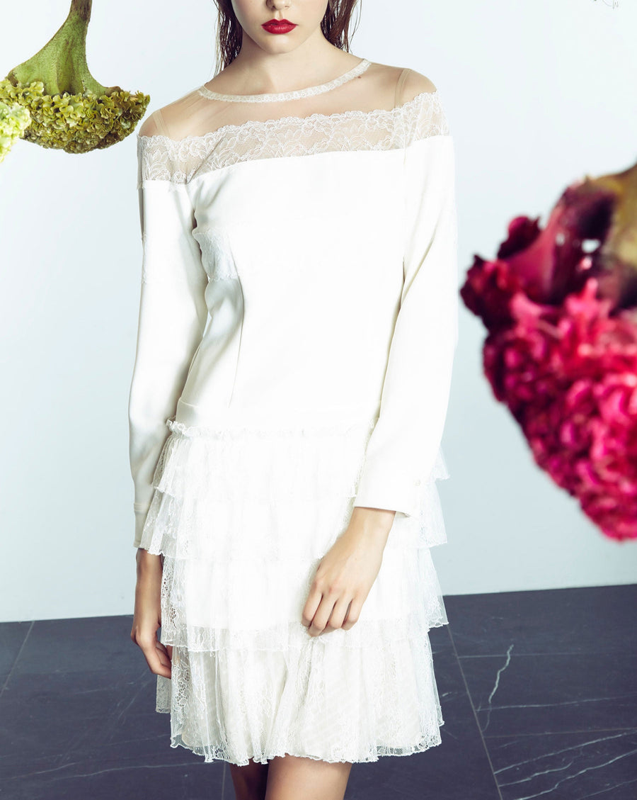 motonari ono White DRESS